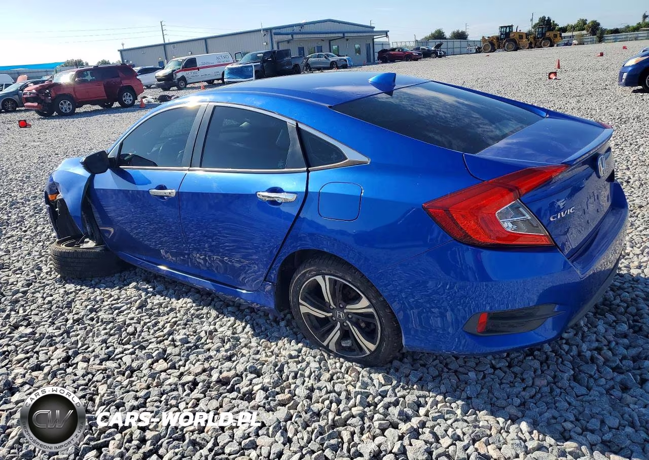 2016 Honda Civic Touring VIN:19XFC1F98GE018325 - 2