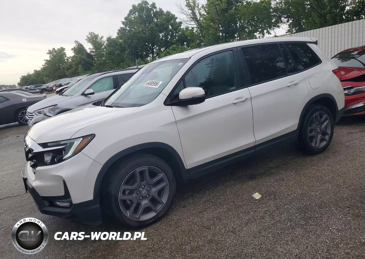 2022 Honda Passport Exl VIN:5FNYF7H50NB006254 - 1