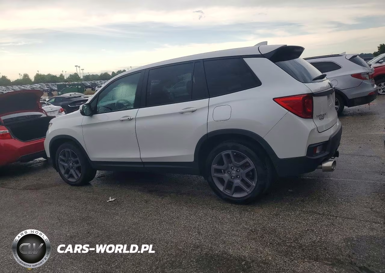 2022 Honda Passport Exl VIN:5FNYF7H50NB006254 - 2