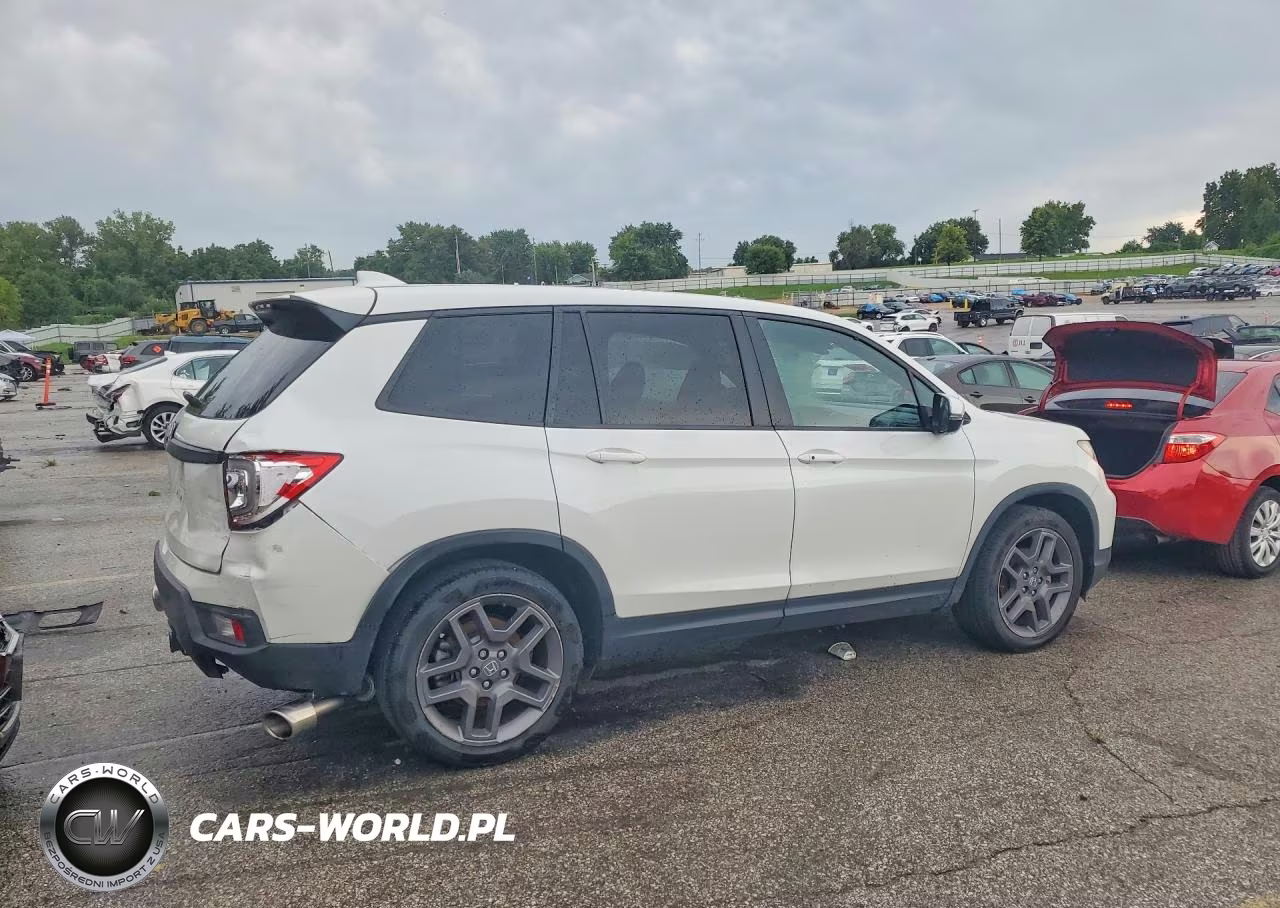 2022 Honda Passport Exl VIN:5FNYF7H50NB006254 - 3