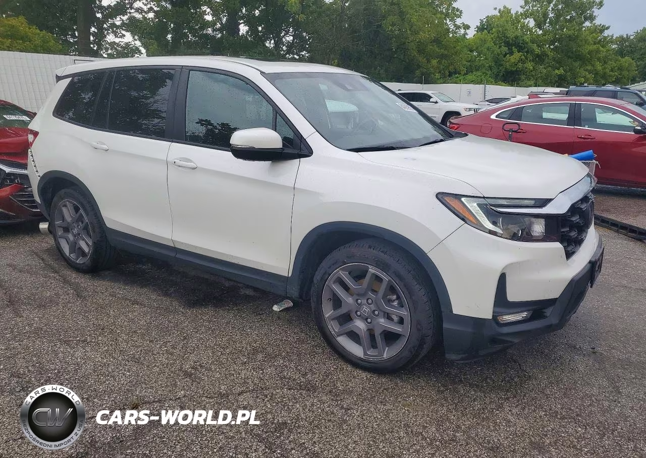 2022 Honda Passport Exl VIN:5FNYF7H50NB006254 - 4