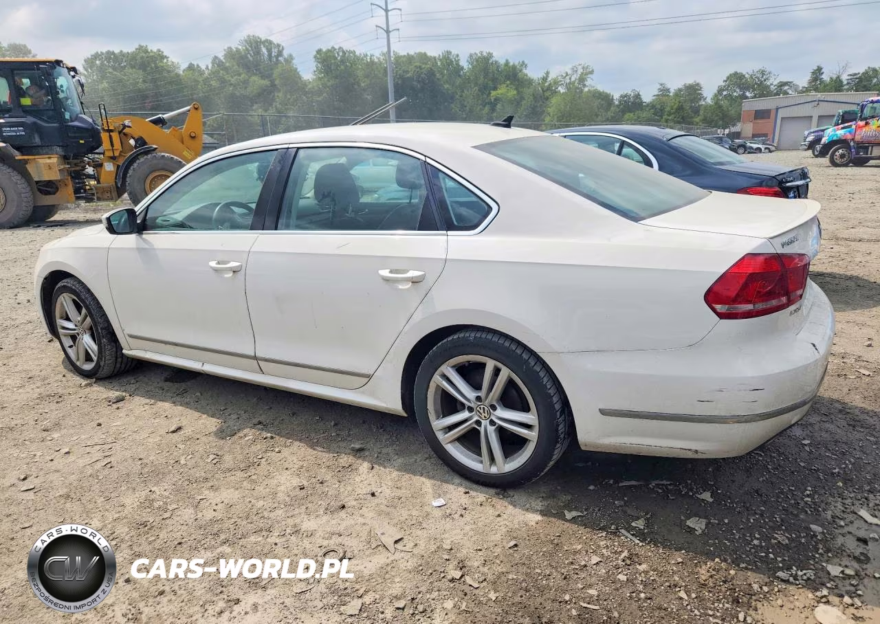 2013 Volkswagen Passat Sel VIN:1VWCN7A39DC003724 - 2