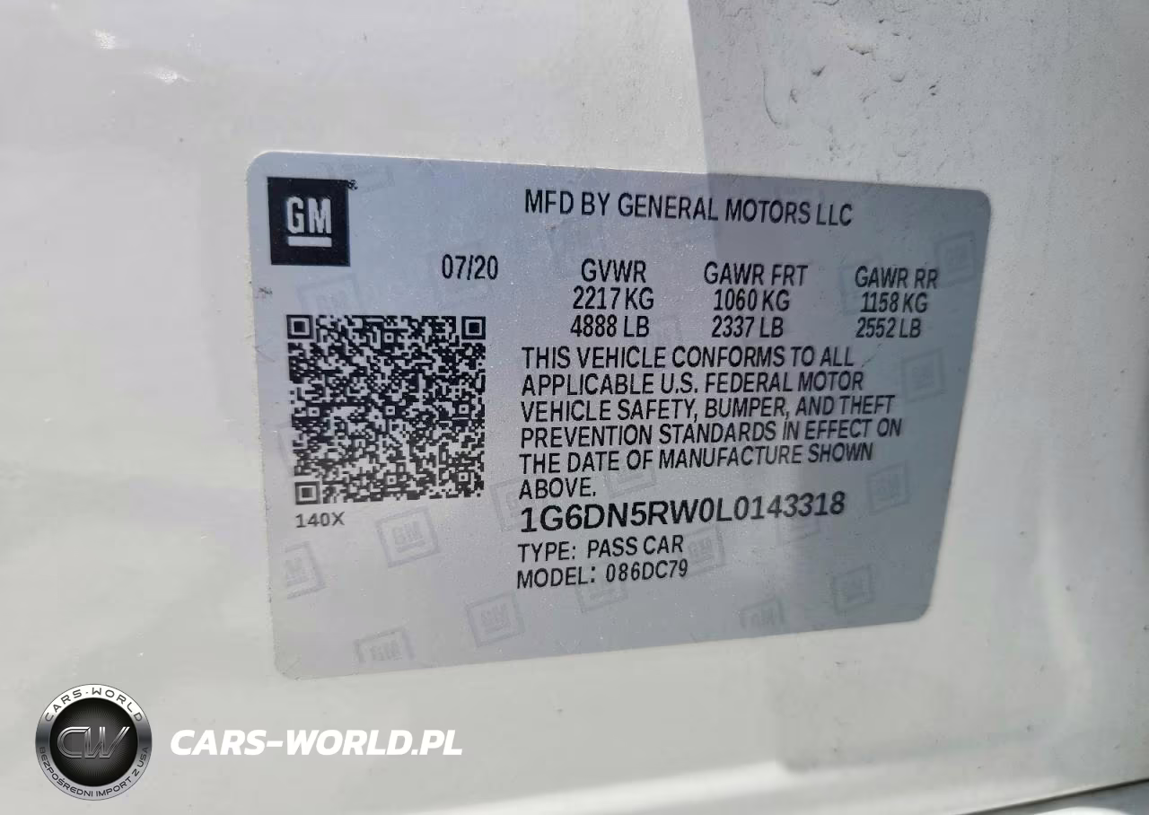 2020 Cadillac Ct5 Premium Luxury VIN:1G6DN5RW0L0143318 - 12