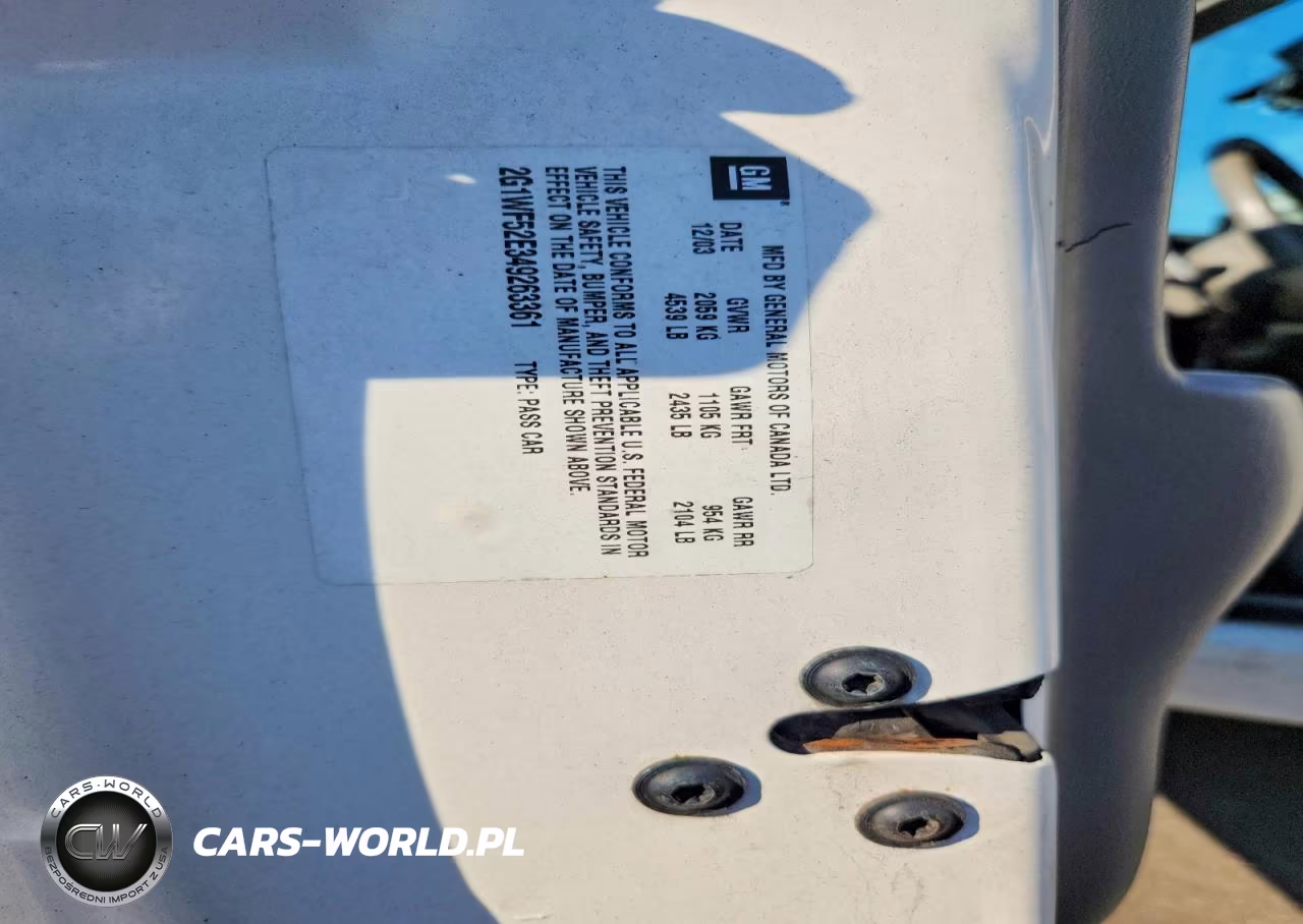 2004 Chevrolet Impala VIN:2G1WF52E349263361 - 12
