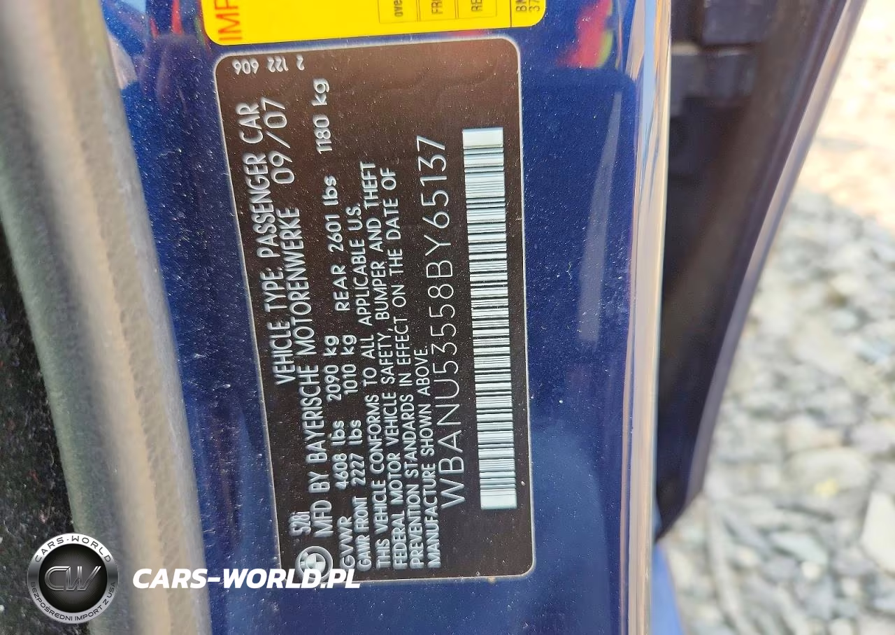 2008 BMW 528 I VIN:WBANU53558BY65137 - 12