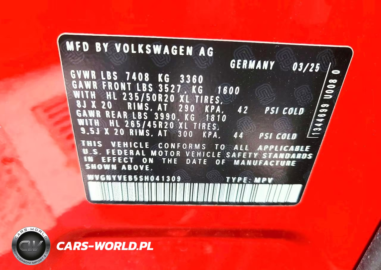 2025 Volkswagen Id Buzz Pro S Plus VIN:WVGNYVEB5SH041309 - 14