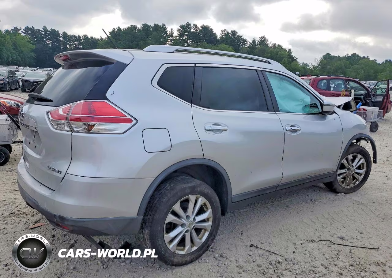 2016 Nissan Rogue Sv VIN:KNMAT2MV6GP703312 - 3