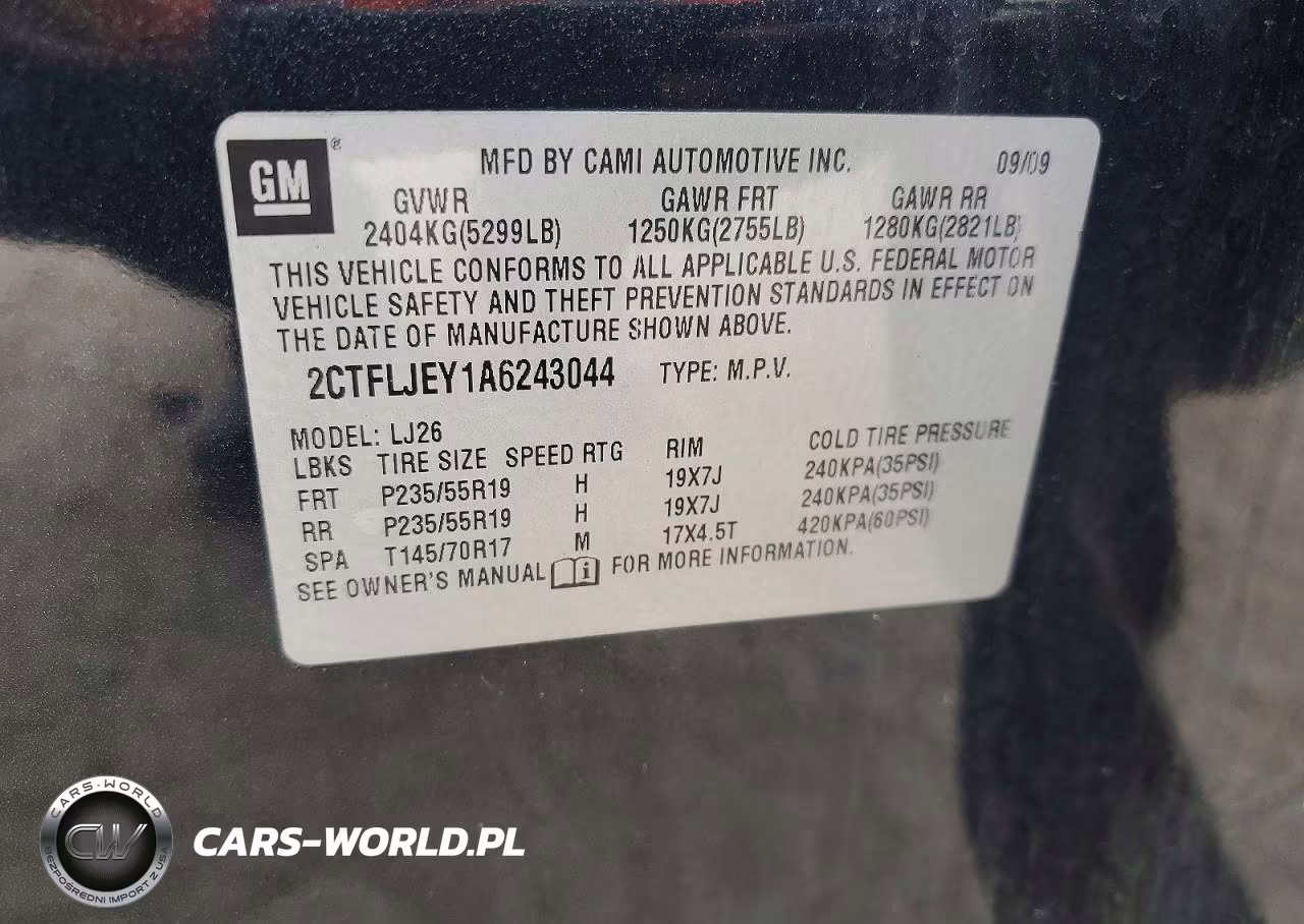 2010 GMC Terrain Slt VIN:2CTFLJEY1A6243044 - 13