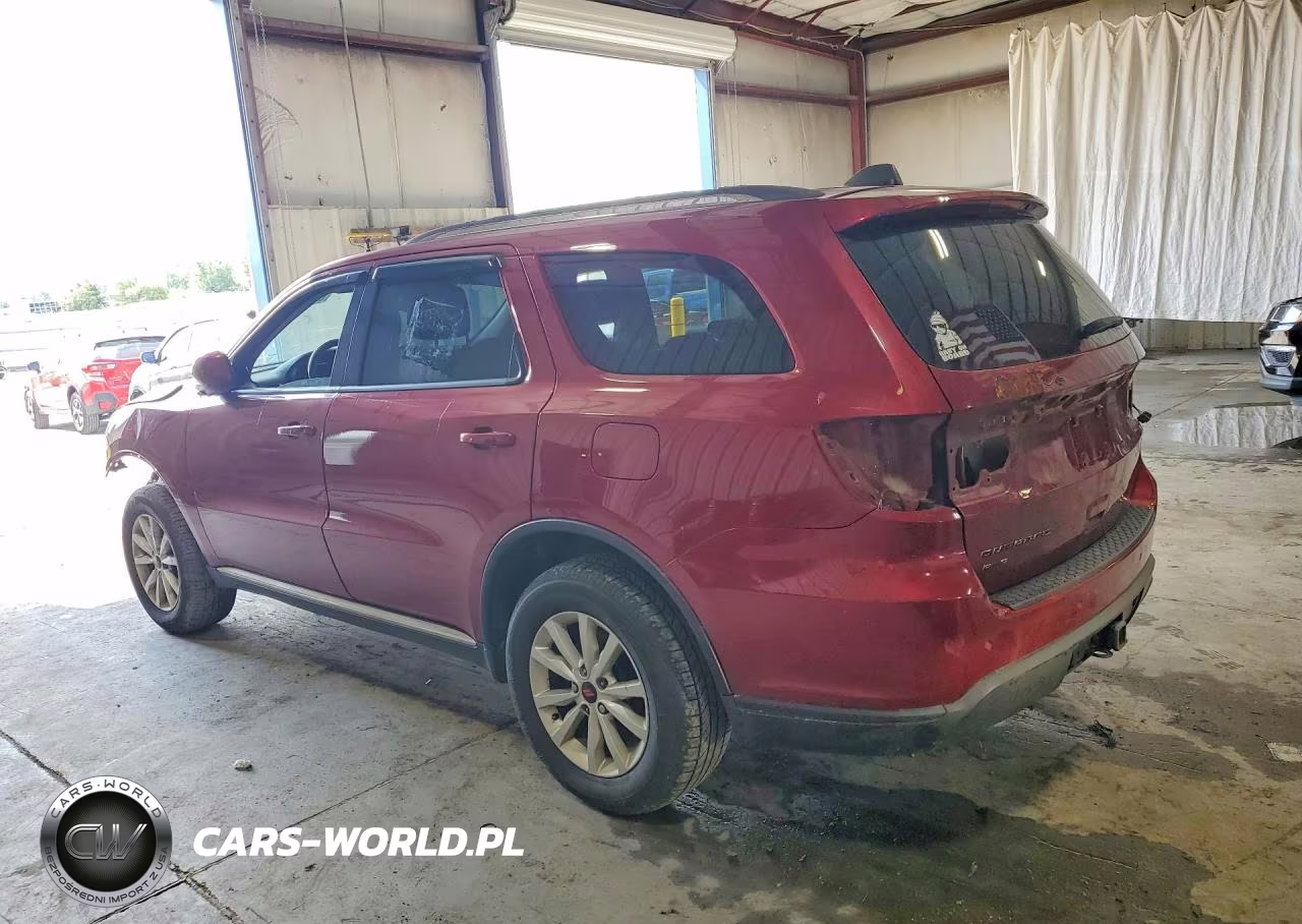 2014 Dodge Durango Sxt VIN:1C4RDJAG5EC562866 - 2
