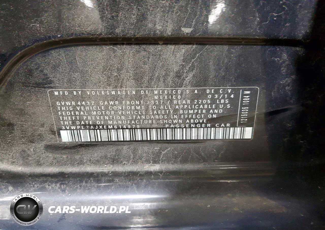 2014 Volkswagen Jetta Tdi VIN:3VWPL7AJXEM614979 - 14