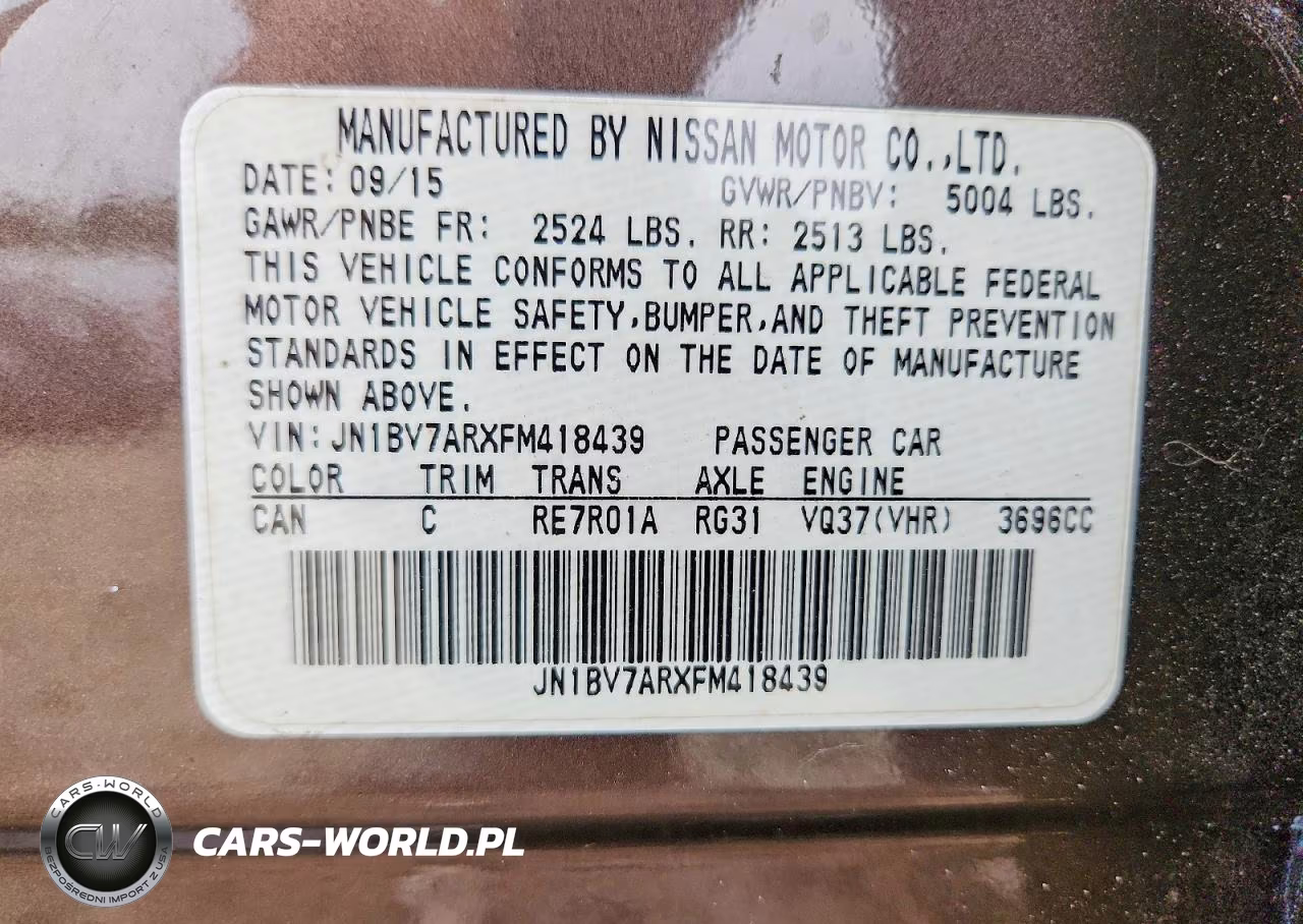 2015 Infiniti Q50 Premium VIN:JN1BV7ARXFM418439 - 13