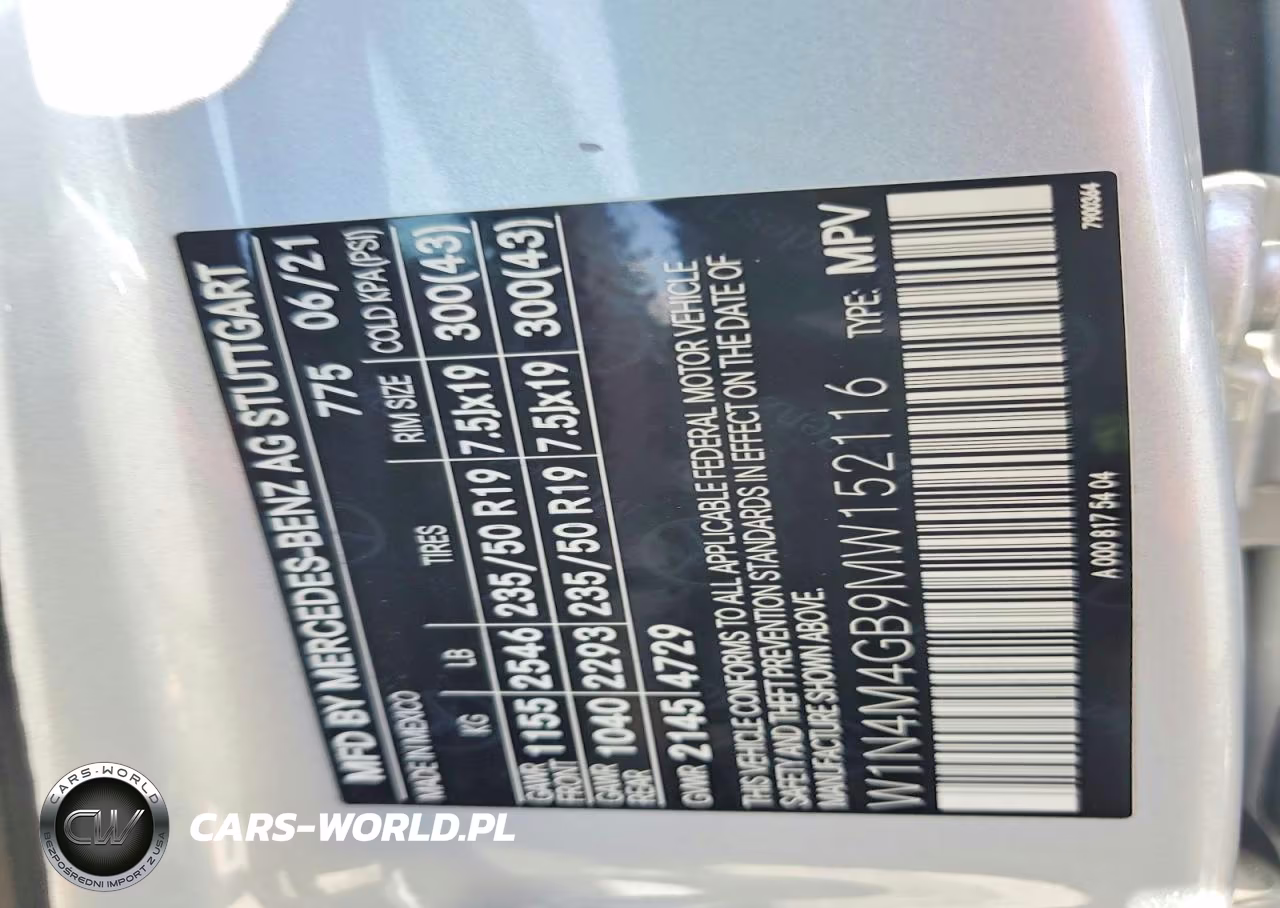 2021 Mercedes-Benz Glb 250 VIN:W1N4M4GB9MW152116 - 13