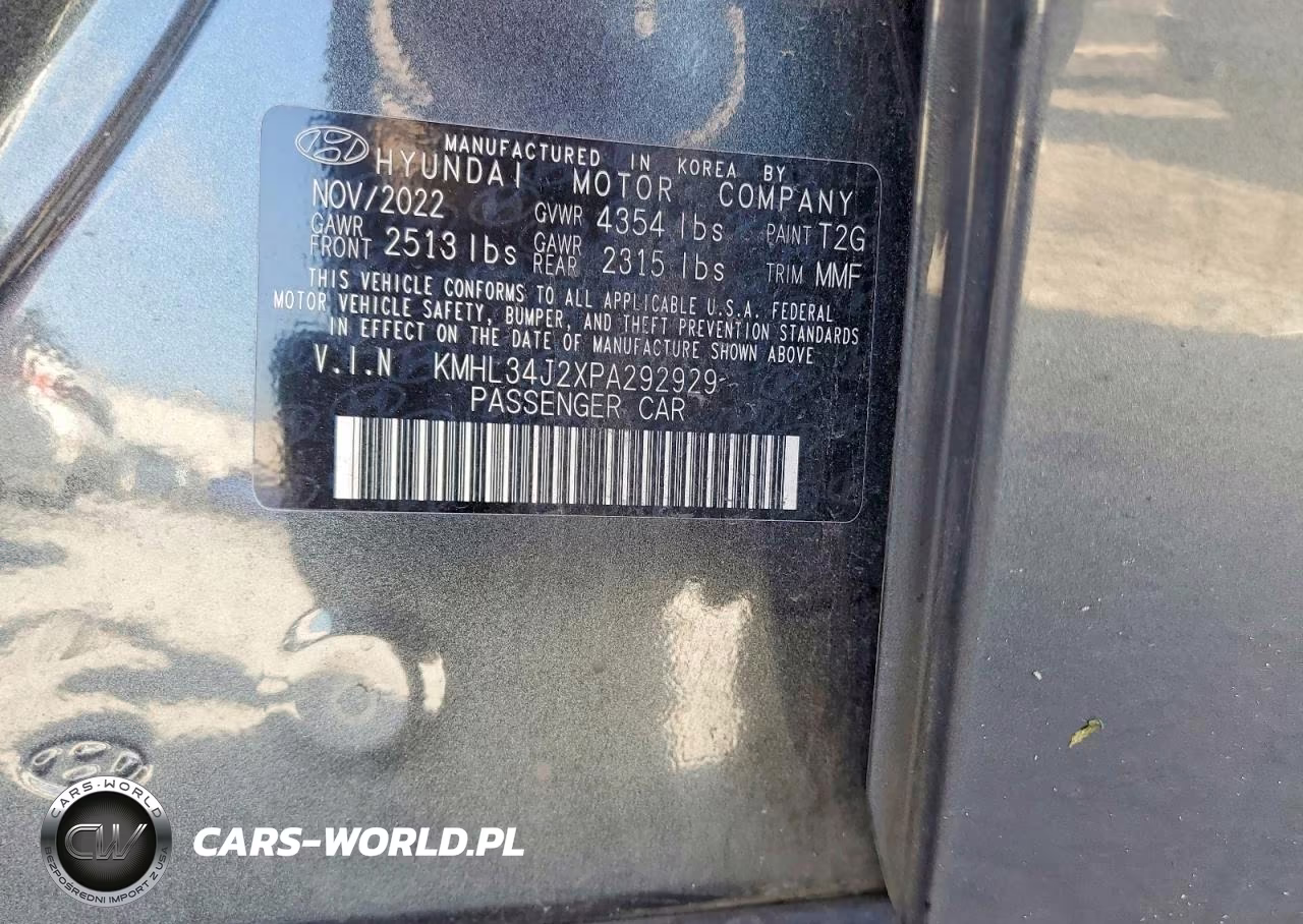 2023 Hyundai Sonata Limited VIN:KMHL34J2XPA292929 - 12