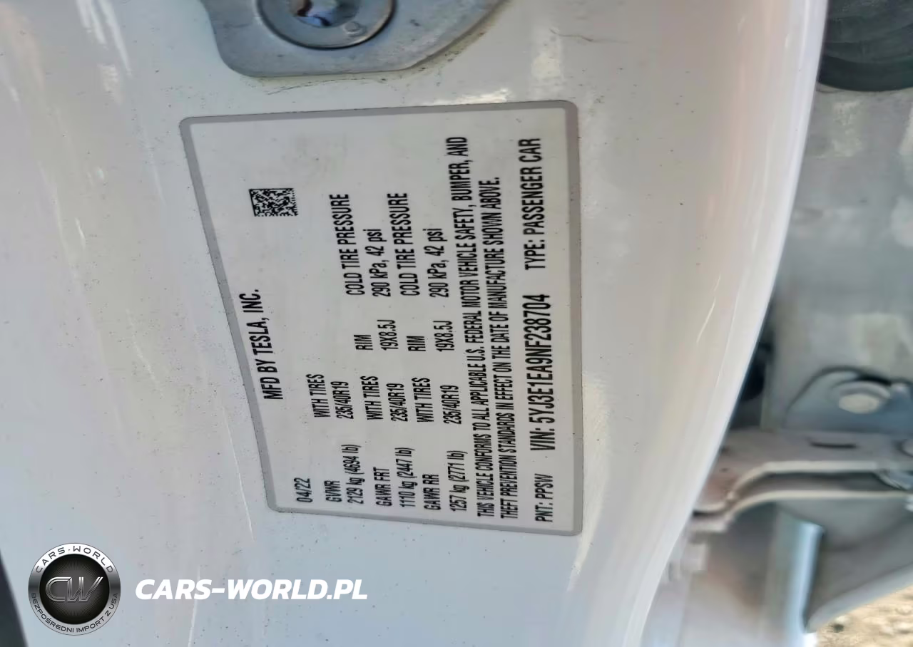 2022 Tesla Model 3 VIN:5YJ3E1EA9NF238704 - 13