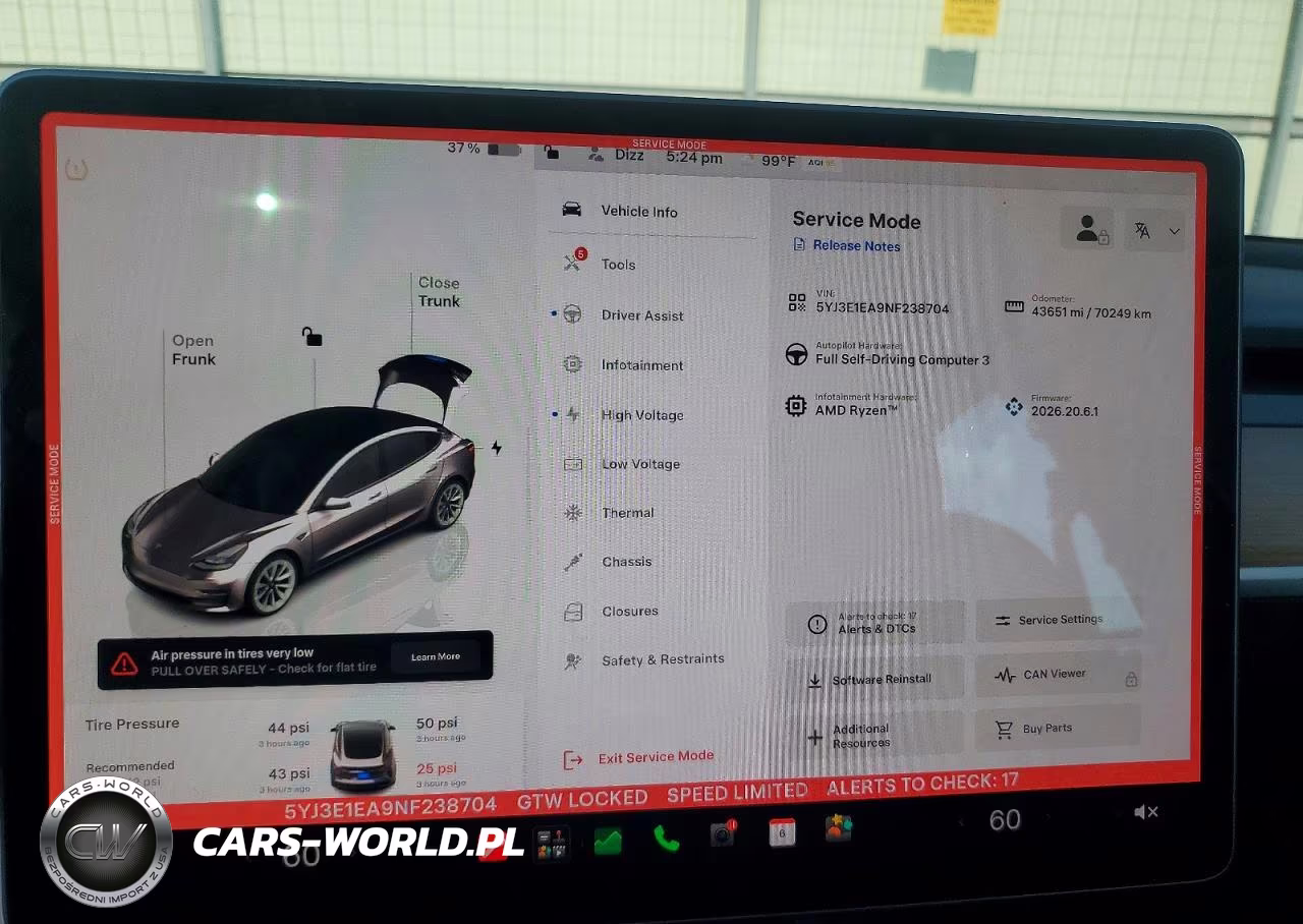 2022 Tesla Model 3 VIN:5YJ3E1EA9NF238704 - 9