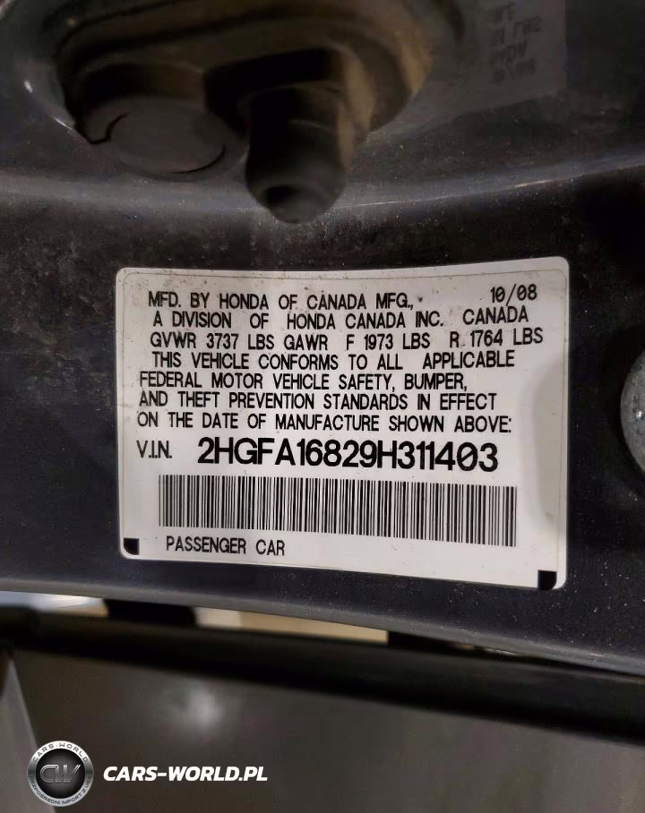 2009 Honda Civic Ex VIN:2HGFA16829H311403 - 12