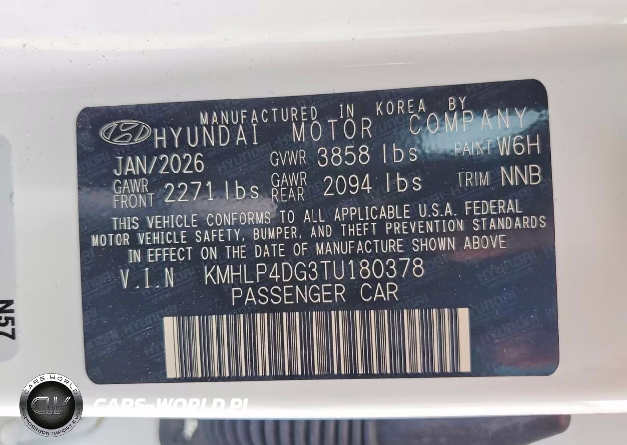 2026 Hyundai Elantra Limited VIN:KMHLP4DG3TU180378 - 13