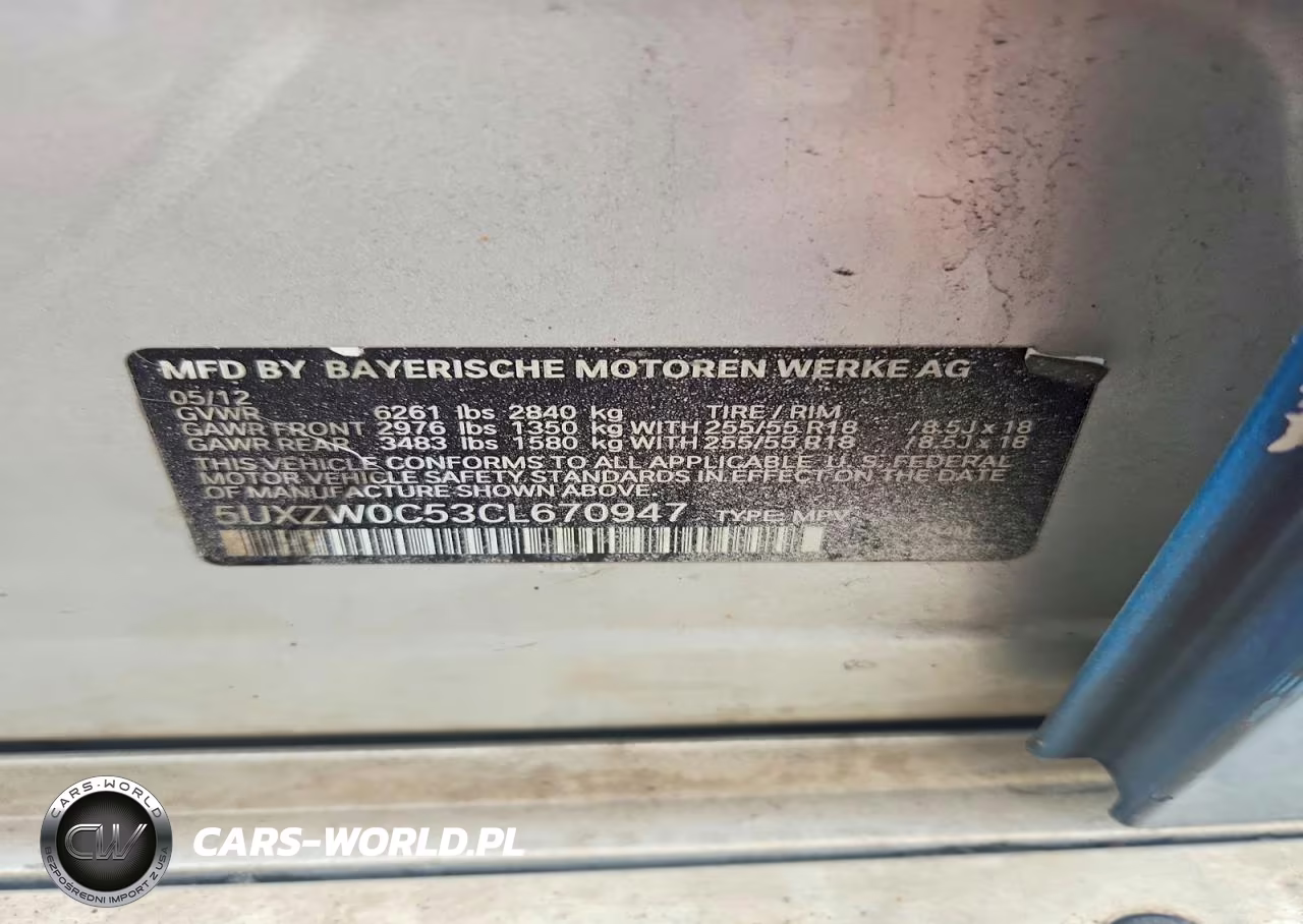 2012 BMW X5 xDrive35D VIN:5UXZW0C53CL670947 - 13
