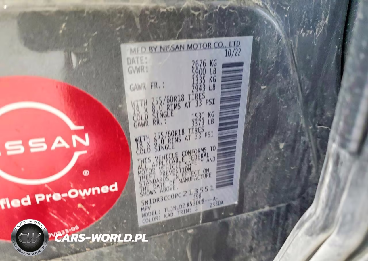 2023 Nissan Pathfinder Sl VIN:5N1DR3CC0PC213551 - 13