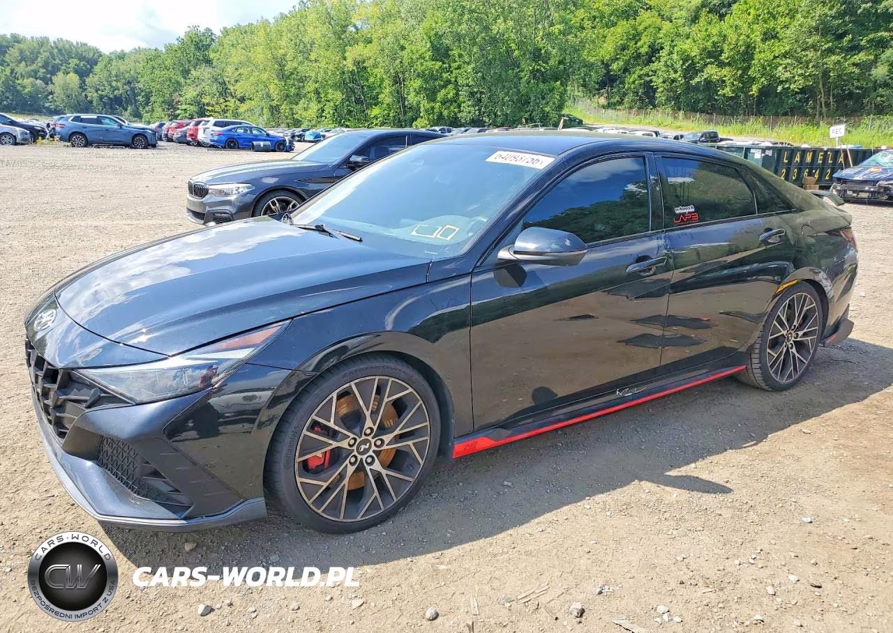 2022 Hyundai Elantra N Base VIN:KMHLW4AKXNU005866 - 1