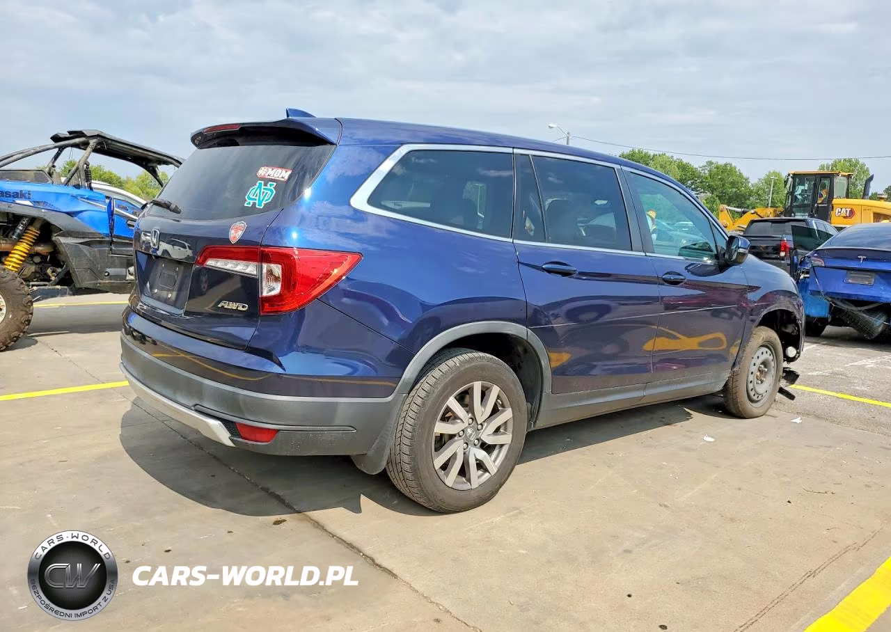 2019 Honda Pilot Exl VIN:5FNYF6H52KB086906 - 3