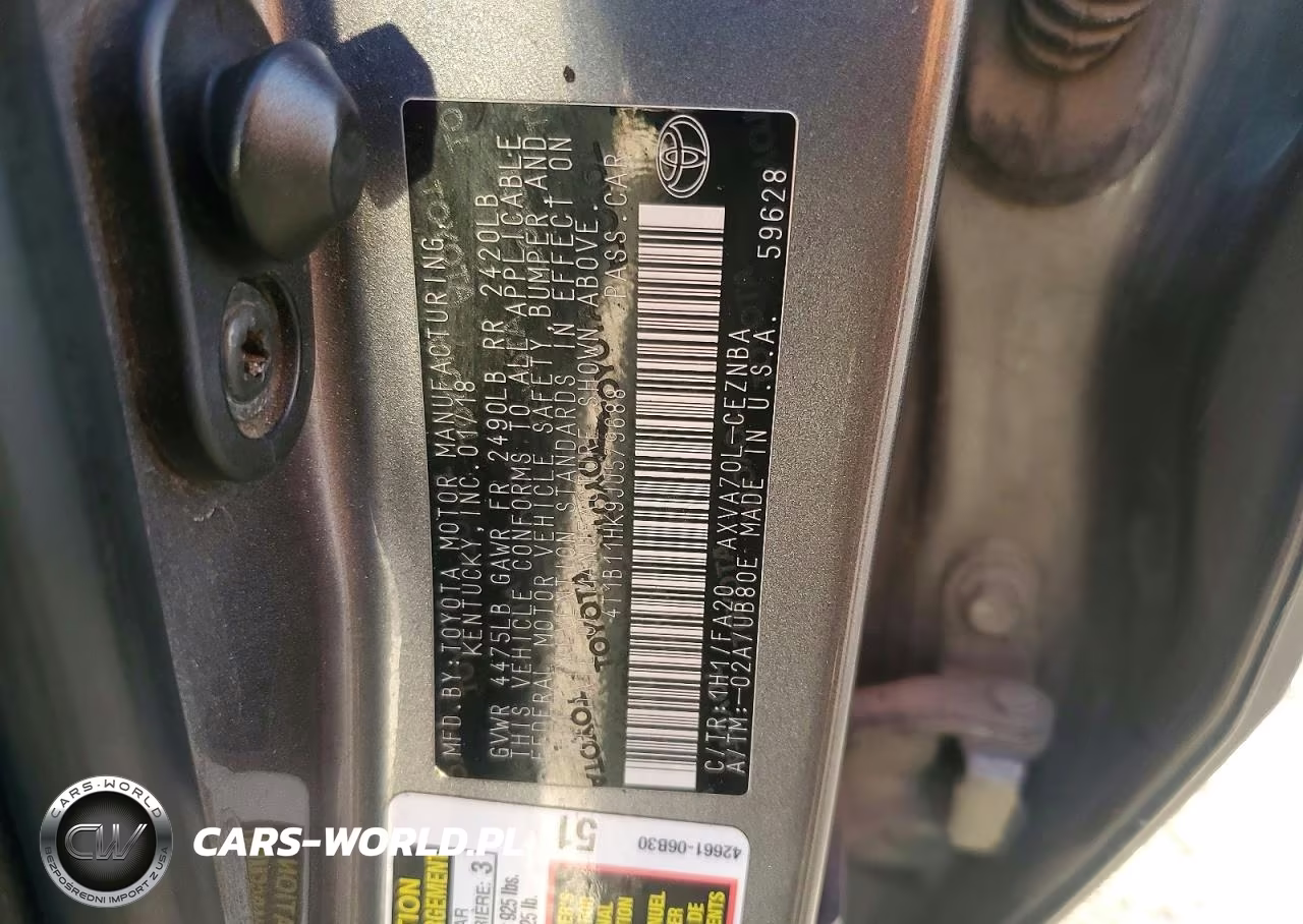 2018 Toyota Camry Le VIN:4T1B11HK9JU579688 - 13