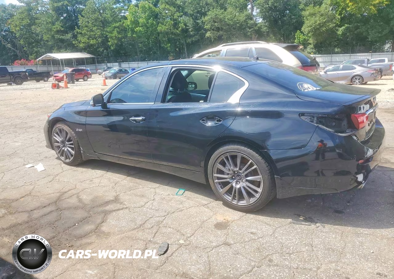 2016 Infiniti Q50 Red Sport 400 VIN:JN1FV7AP9GM420443 - 2