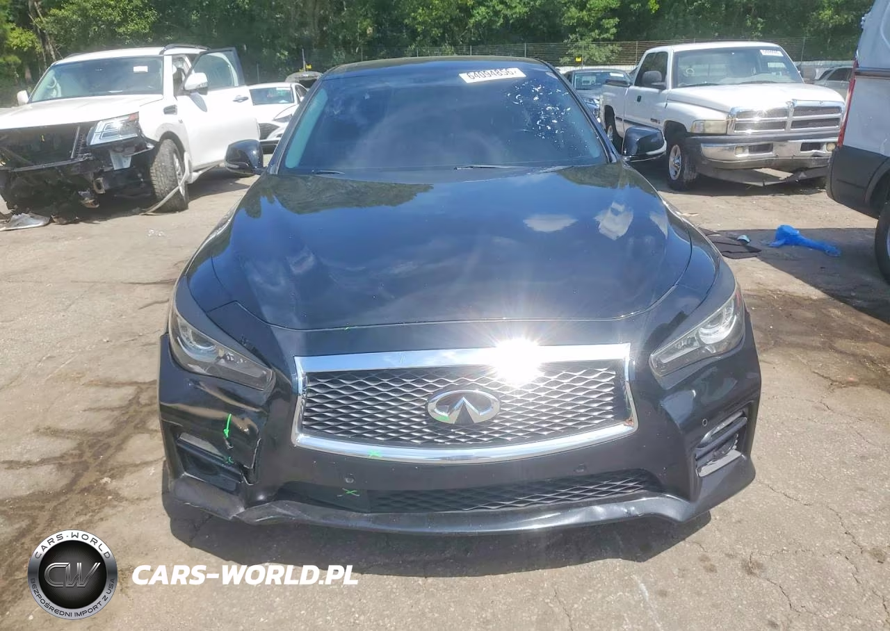 2016 Infiniti Q50 Red Sport 400 VIN:JN1FV7AP9GM420443 - 5