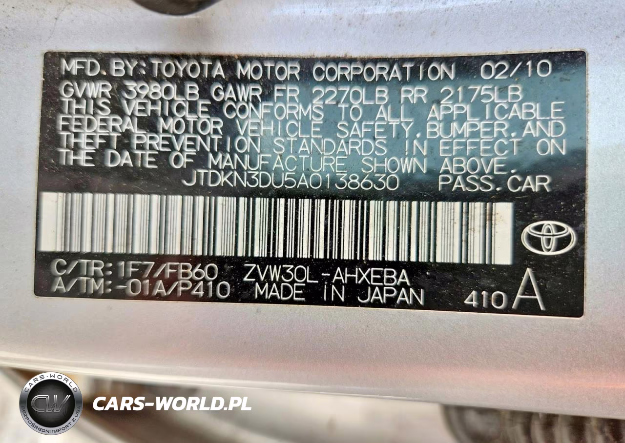 2010 Toyota Prius Iii VIN:JTDKN3DU5A0138630 - 12