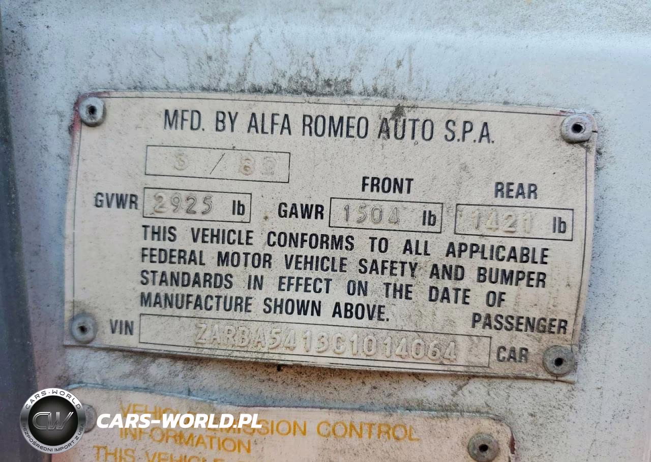 1982 Alfa Romeo Veloce 2000 Spider VIN:ZARBA5413C1014064 - 12