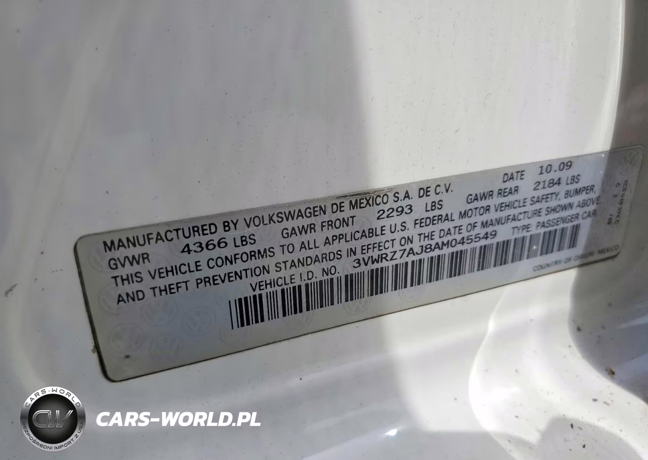 2010 Volkswagen Jetta Se VIN:3VWRZ7AJ8AM045549 - 12