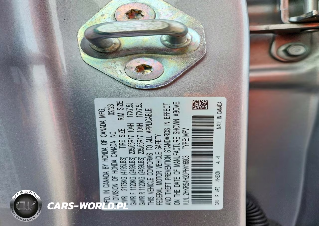 2023 Honda Cr-V Lx VIN:2HKRS4H20PH416903 - 13