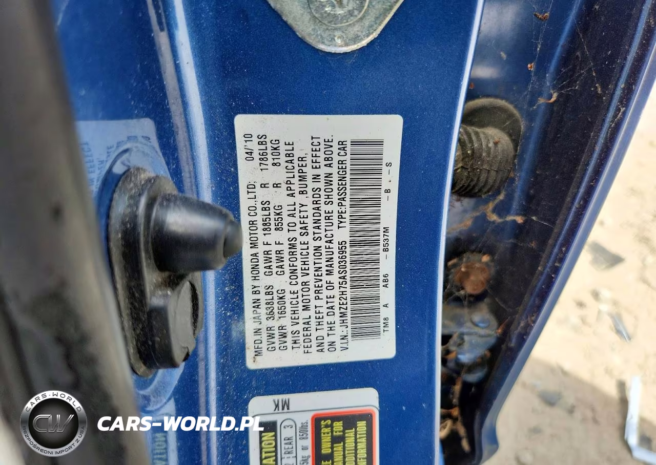 2010 Honda Insight Ex VIN:JHMZE2H75AS036955 - 12