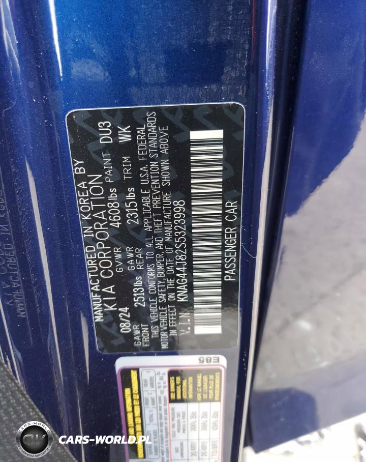 2025 Kia K5 Gt VIN:KNAG44J82S5323998 - 13