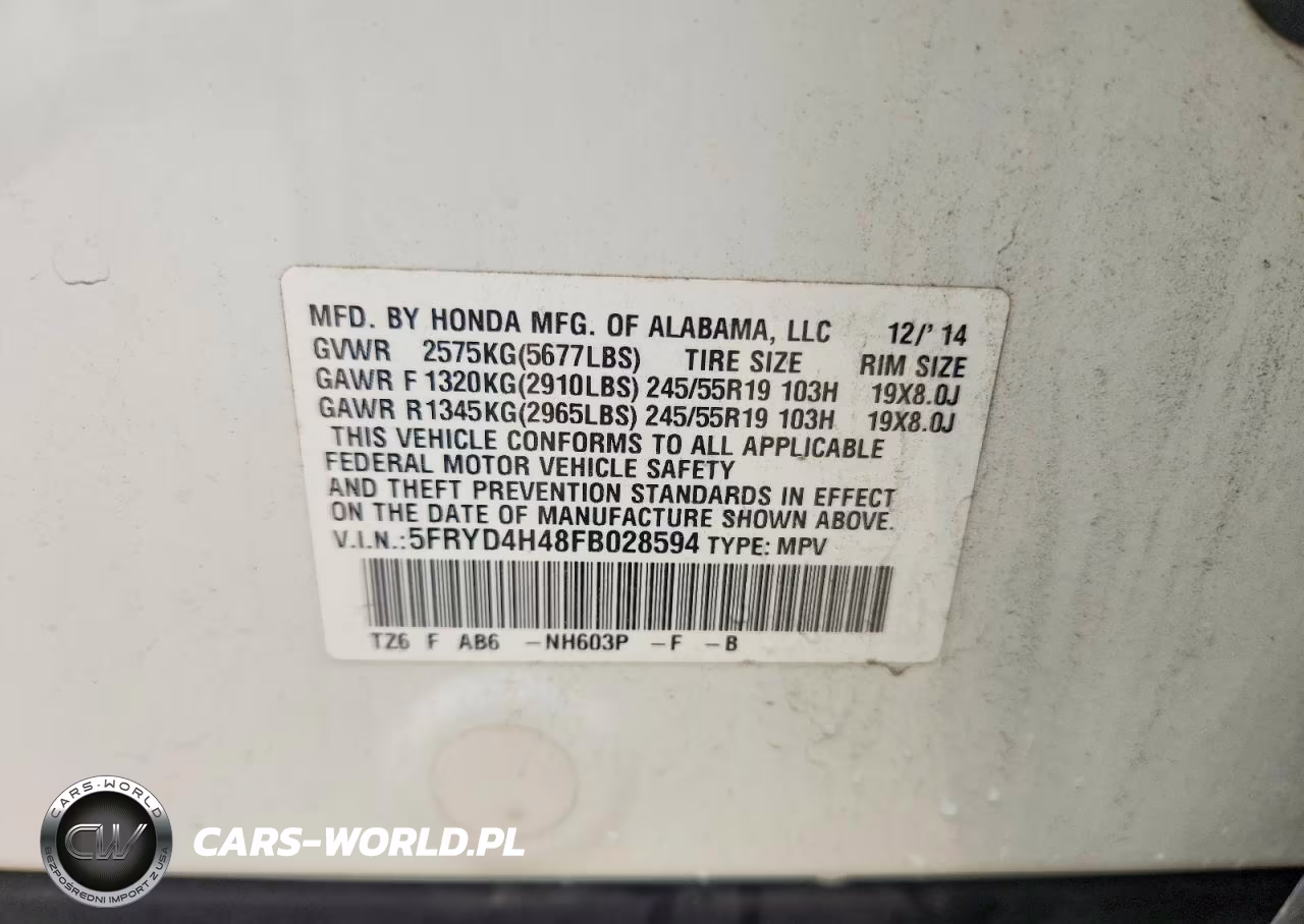 2015 Acura Mdx Technology VIN:5FRYD4H48FB028594 - 12