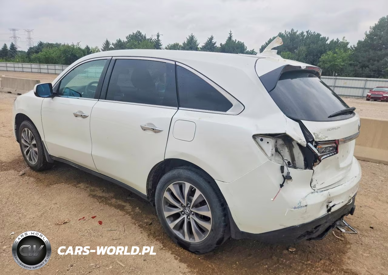2015 Acura Mdx Technology VIN:5FRYD4H48FB028594 - 2