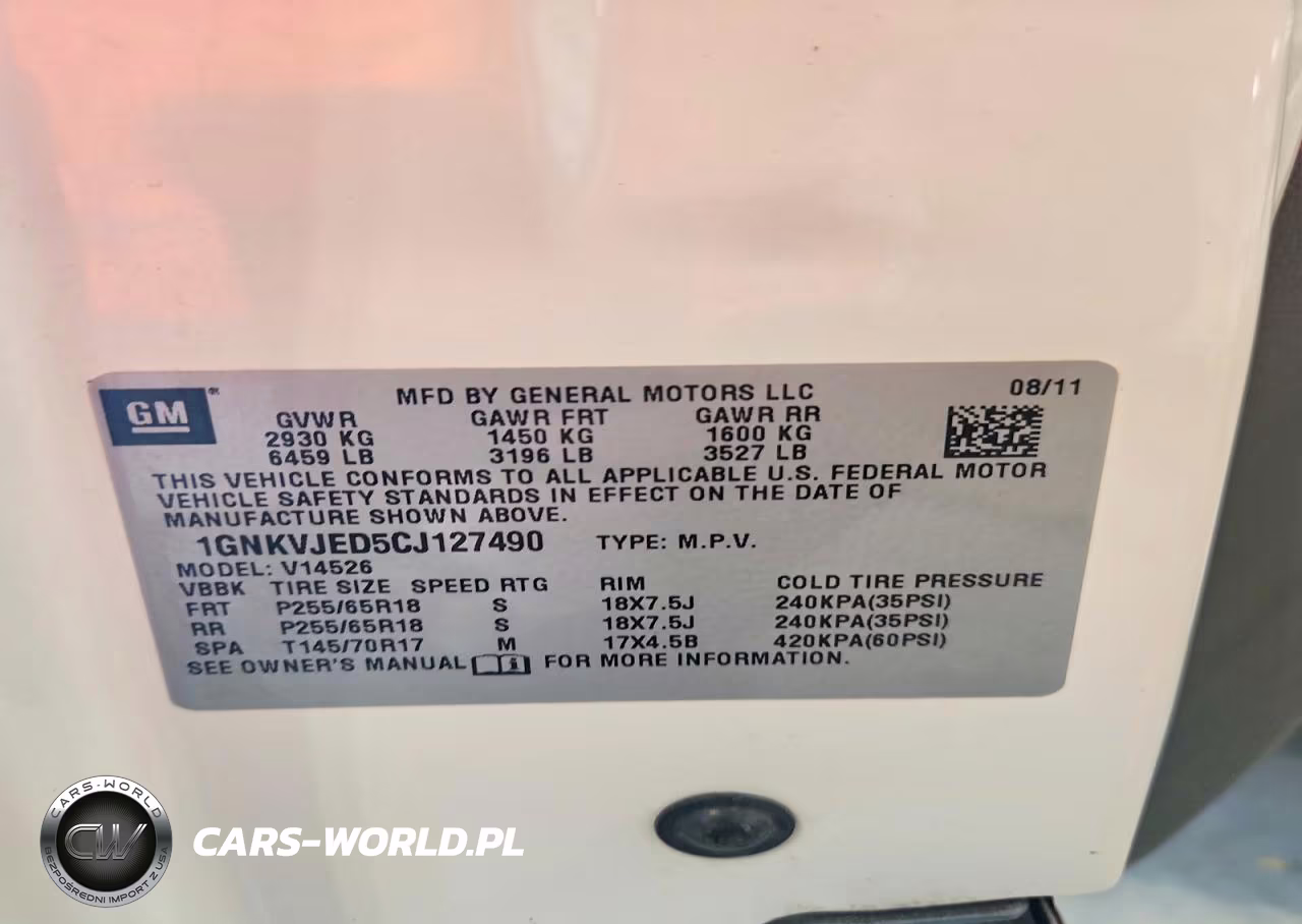 2012 Chevrolet Traverse Lt VIN:1GNKVJED5CJ127490 - 13