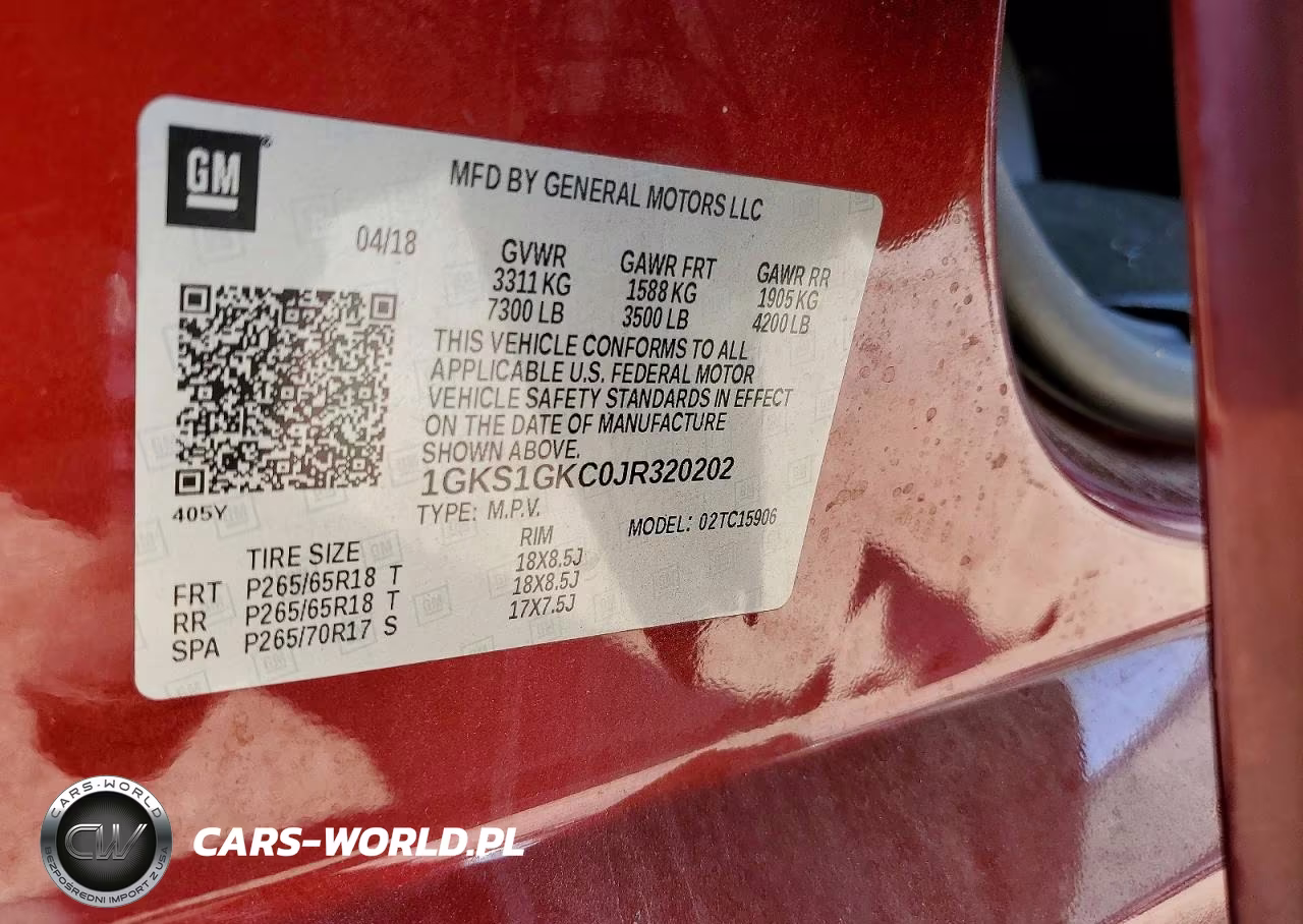 2018 GMC Yukon Xl C1500 Slt VIN:1GKS1GKC0JR320202 - 13