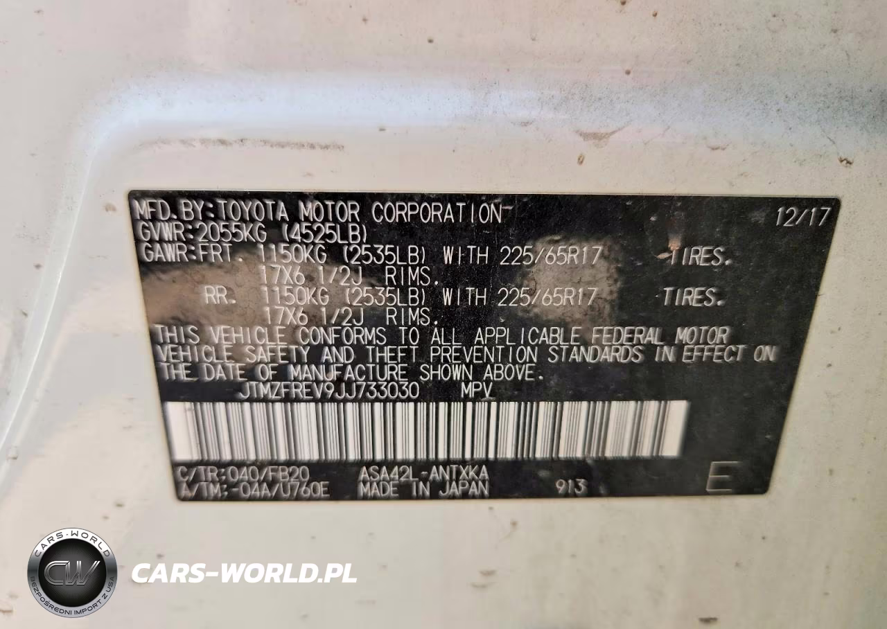 2018 Toyota Rav4 Le VIN:JTMZFREV9JJ733030 - 13