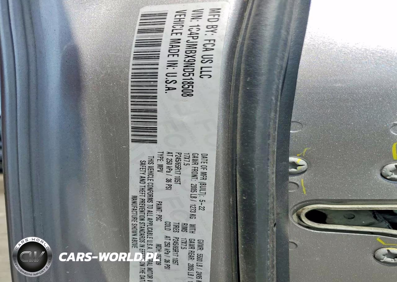 2022 Jeep Cherokee VIN:1C4PJMBX9ND518508 - 13