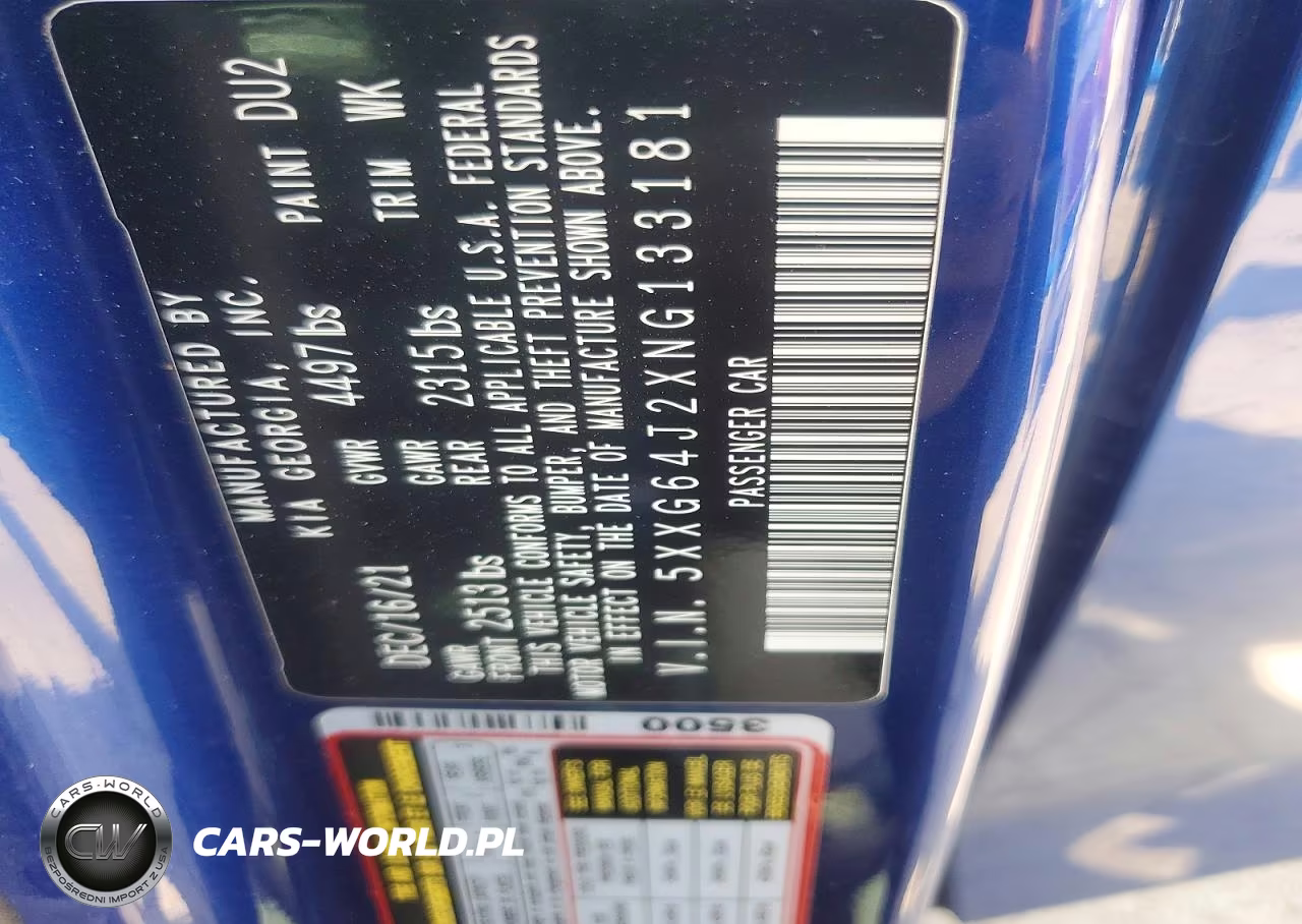 2022 Kia K5 Gt Line VIN:5XXG64J2XNG133181 - 13