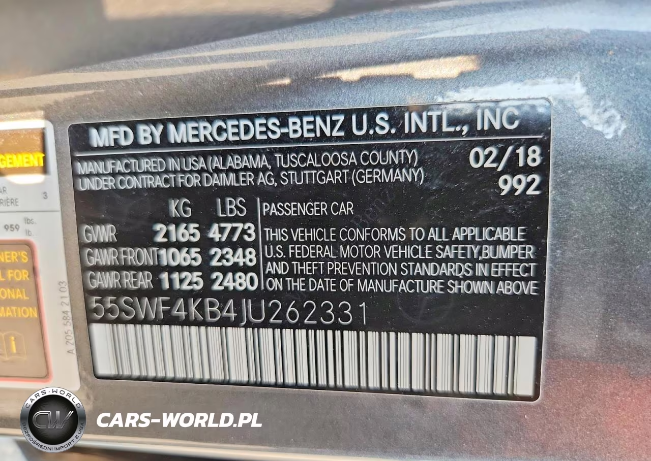 2018 Mercedes-Benz C 300 4Matic VIN:55SWF4KB4JU262331 - 13