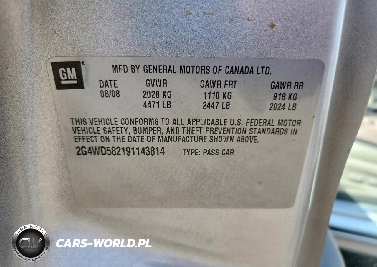 2009 Buick Lacrosse Cxl VIN:2G4WD582191143814 - 13