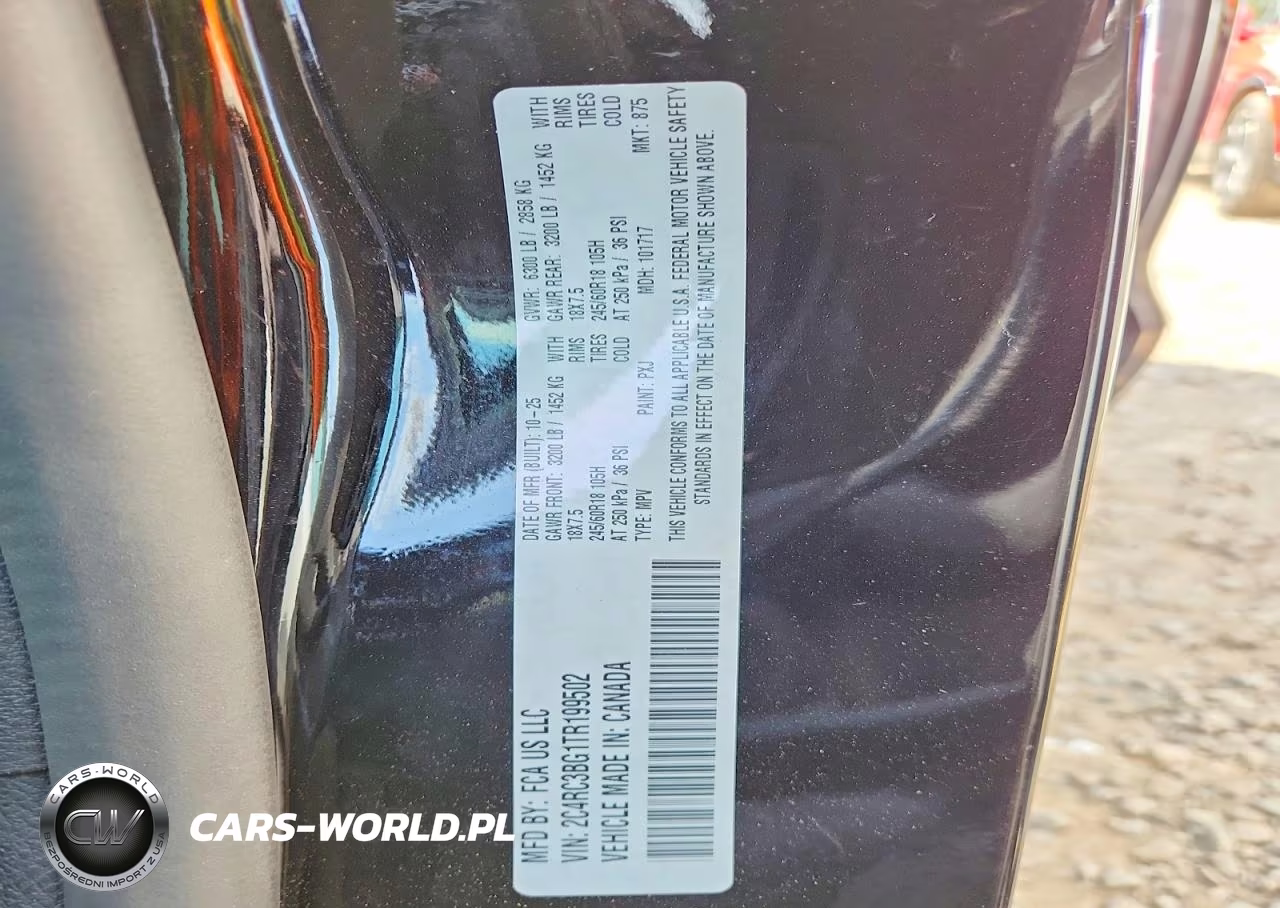 2026 Chrysler Pacifica Select VIN:2C4RC3BG1TR199502 - 13