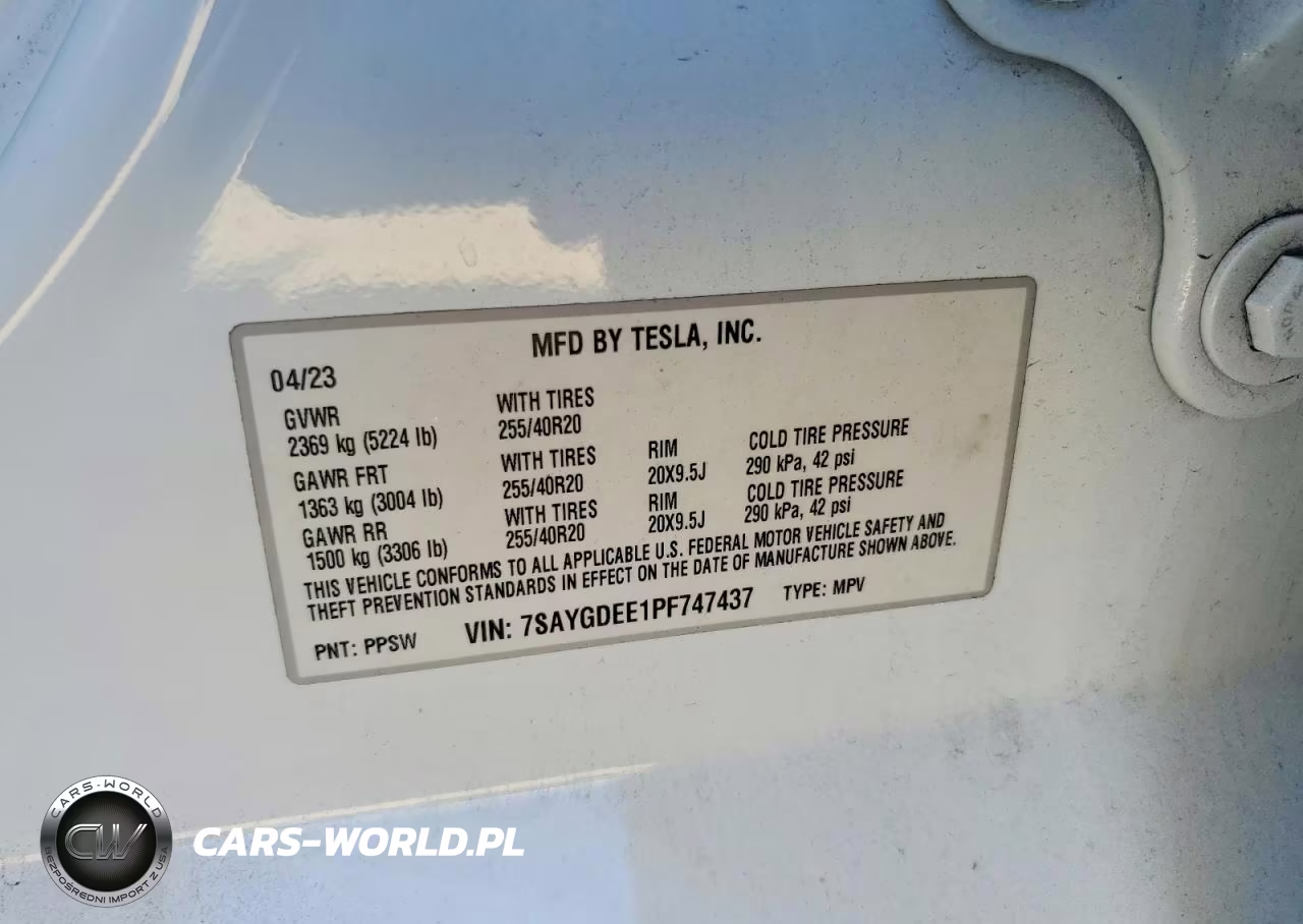 2023 Tesla Model Y VIN:7SAYGDEE1PF747437 - 13