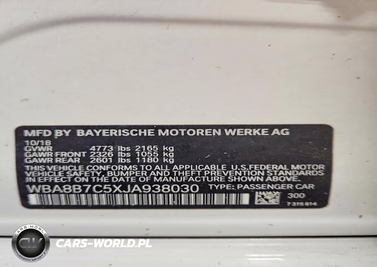 2018 BMW 340 Xi VIN:WBA8B7C5XJA938030 - 12