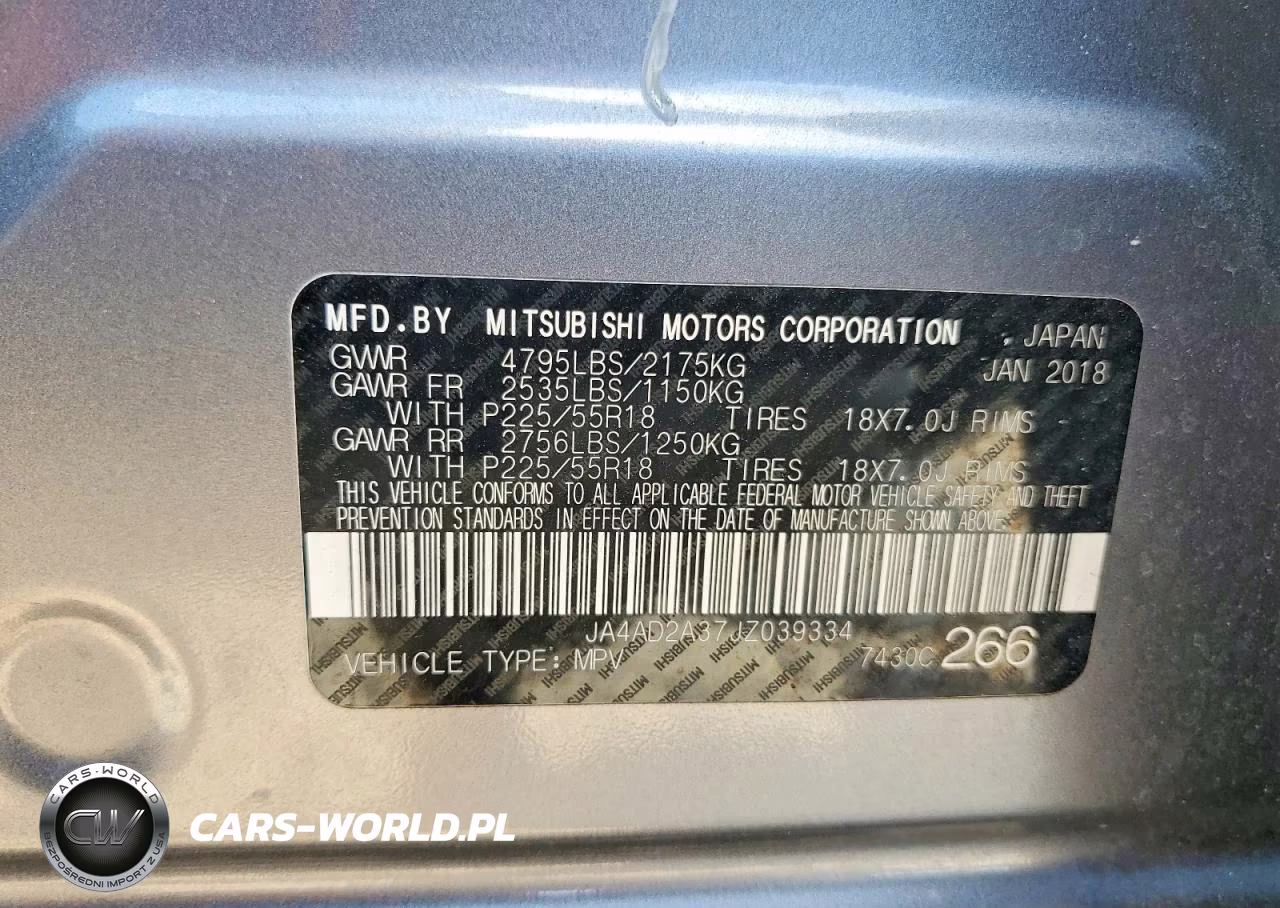 2018 Mitsubishi Outlander Es VIN:JA4AD2A37JZ039334 - 13