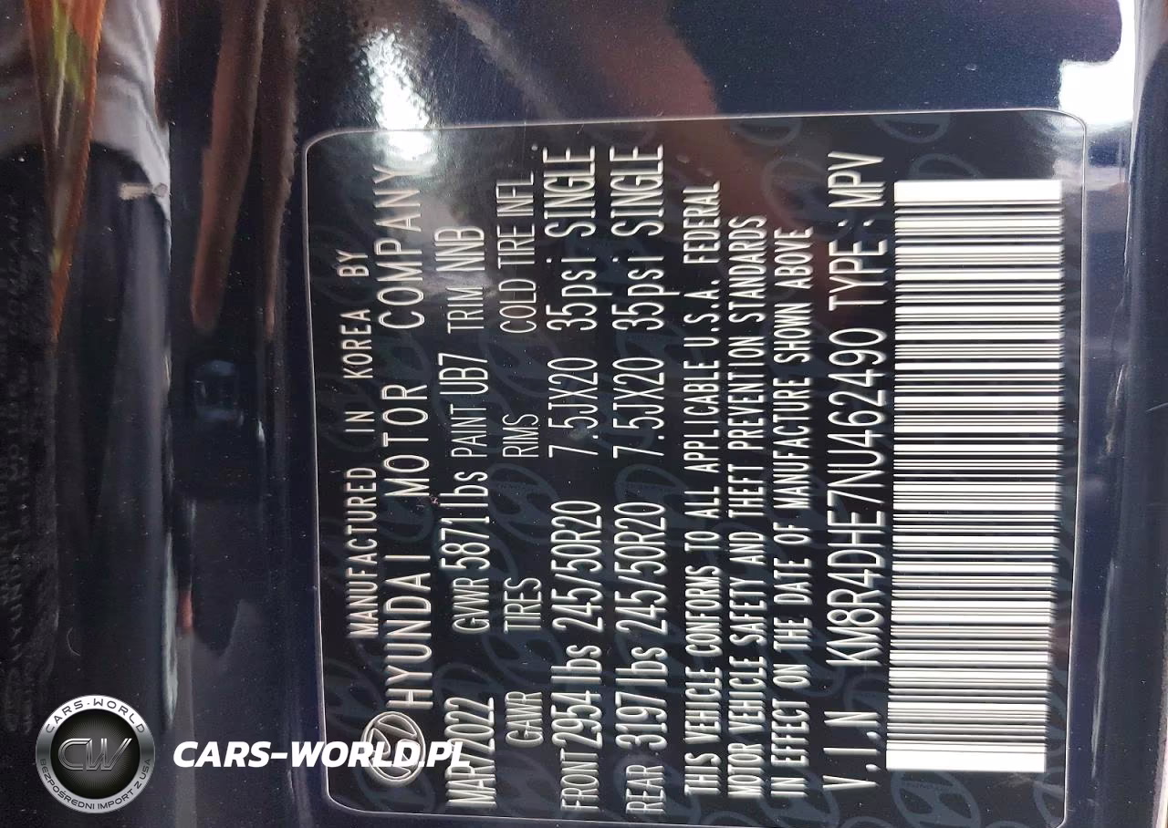 2022 Hyundai Palisade Sel VIN:KM8R4DHE7NU462490 - 13