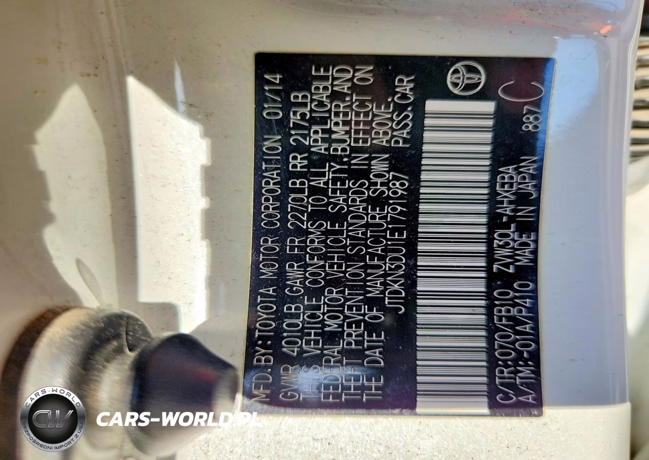 2014 Toyota Prius VIN:JTDKN3DU1E1791987 - 12