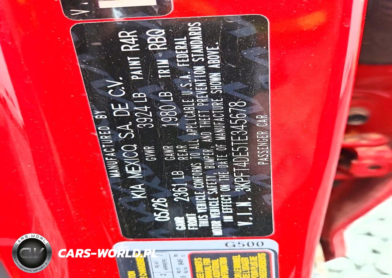 2026 Kia K4 Lxs VIN:3KPFT4DE5TE345678 - 12